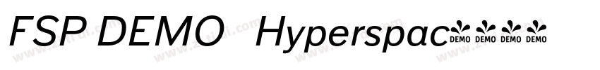 FSP DEMO   Hyperspac字体转换